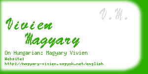 vivien magyary business card